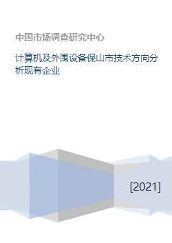 保山市計算機軟硬件及外圍設備制造企業技術方向分析